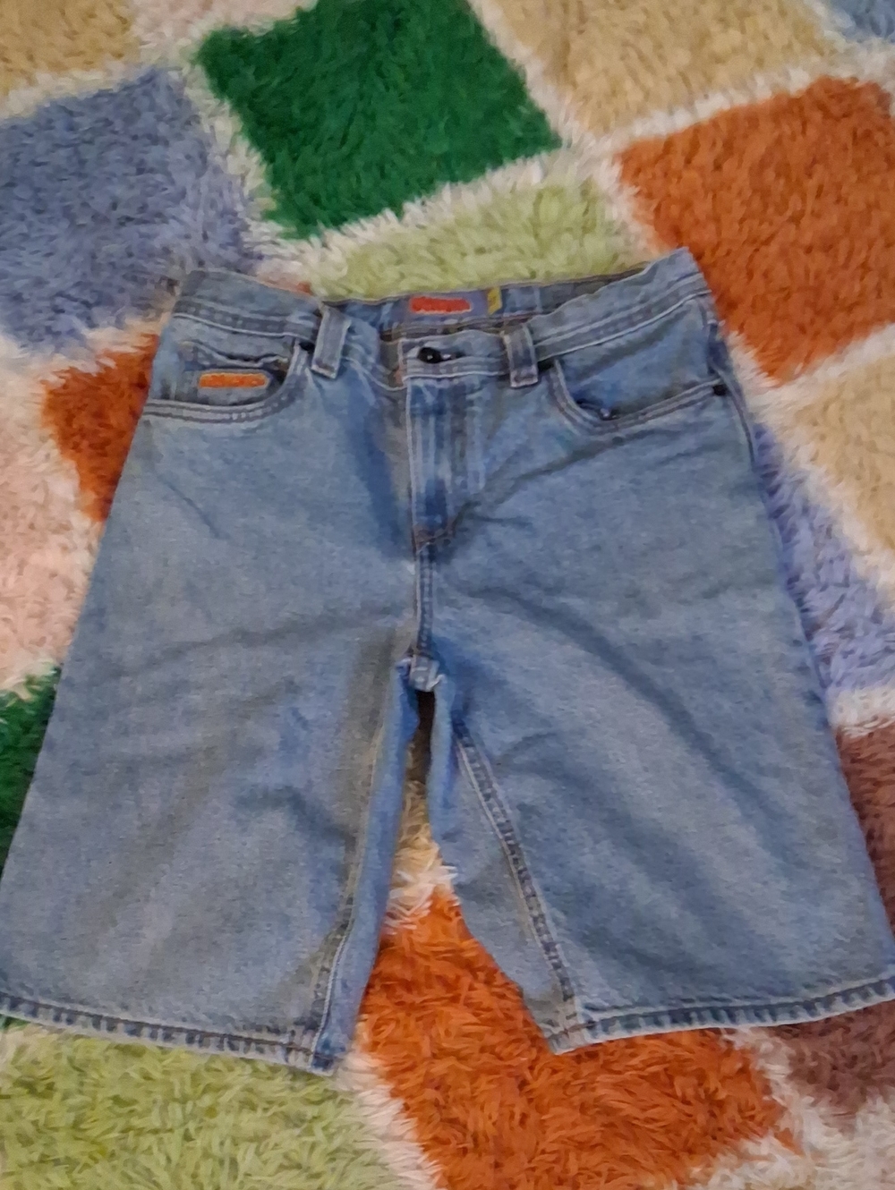 Empyre Light Blue Relaxed Fit Men's Denim Shorts
